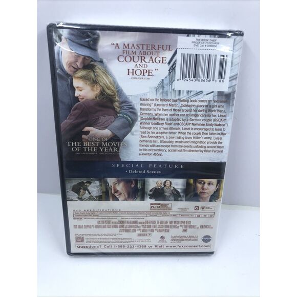 The Book Thief Sophie Nélisse, Emily Watson, Geoffrey Rush dvd -  New - Picture 4 of 10